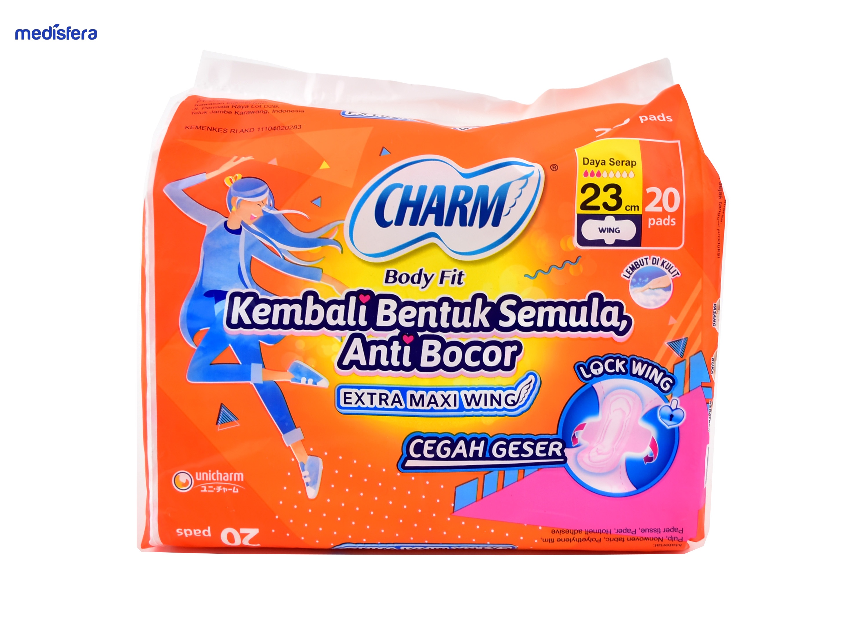 CHARM BODYFIT EXT MAXI WING