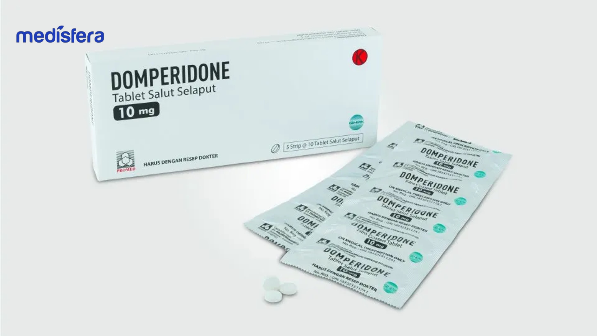 DOMPERIDONE PROMED 10MG FC TABLET