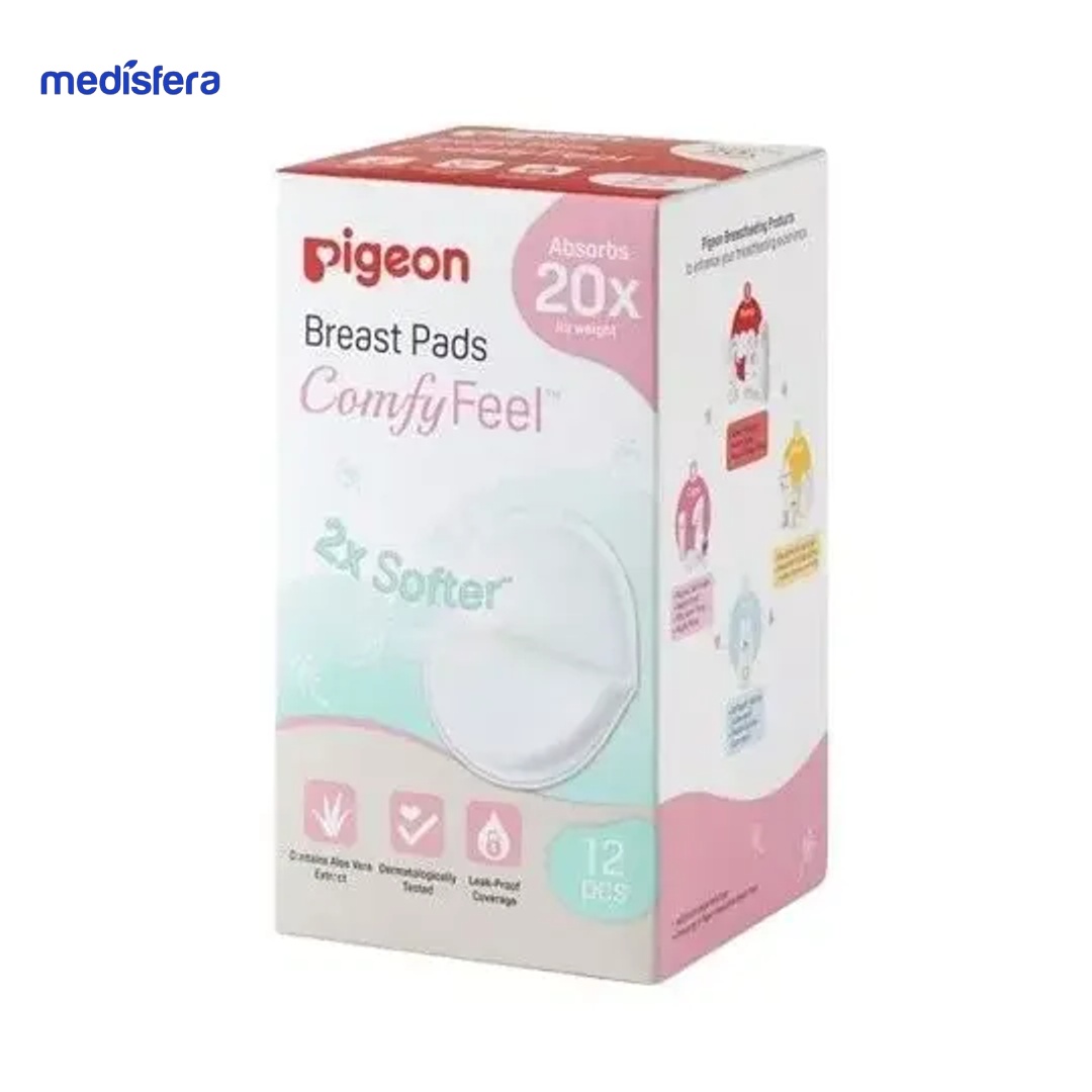 Pigeon Breast Pad Comfy Feel 1 Dos Isi 12 Pcs